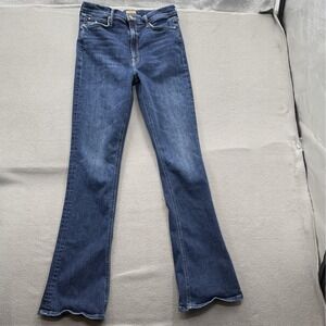 Mother Jeans Womens 30 Blue High Waisted Runaway Bootcut Made USA Teaming Up